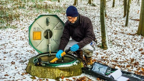 Grundwasserdatensammler, Datensicherung