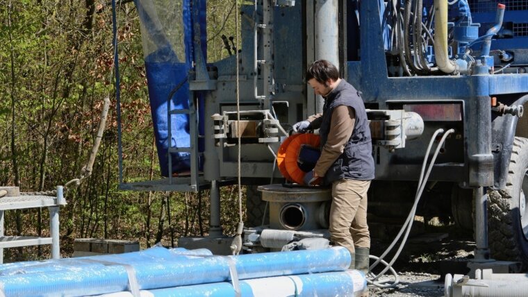 Kamerabefahrung beim Grundwassermessstellenbau